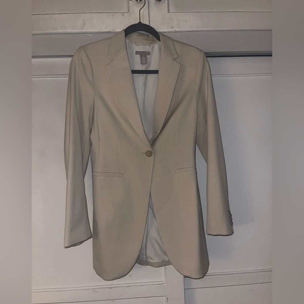 H&M crème blazer